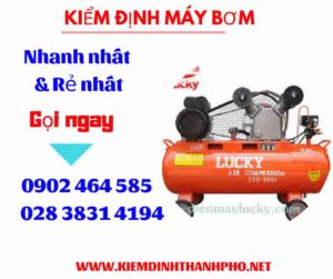 Hình ảnh kiểm định máy bơm