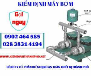 Hình ảnh kiểm định máy bơm