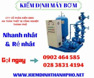 Hình ảnh kiểm định máy bơm