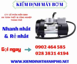 Hình ảnh kiểm định máy bơm