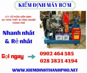 Hình ảnh kiểm định máy bơm