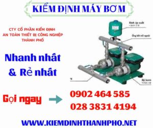 Hình ảnh kiểm định máy bơm