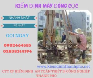 Hình ảnh kiểm định máy đóng cọc