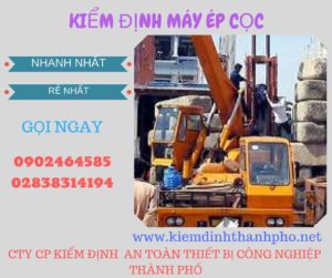 Hình ảnh kiểm định máy ép cọc