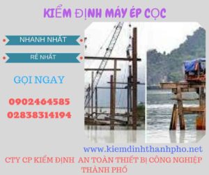 Hình ảnh kiểm định máy ép cọc