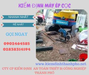 Hình ảnh kiểm định máy ép cọc