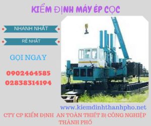 Hình ảnh kiểm định máy ép cọc