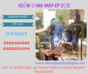 Hình ảnh kiểm định máy ép cọc