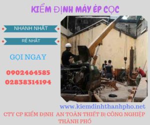 Hình ảnh kiểm định máy ép cọc