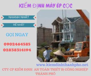 Hình ảnh kiểm định máy ép cọc