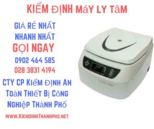 Hình ảnh kiểm định máy ly tâm