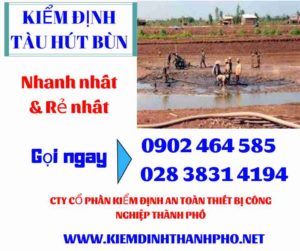 Hình ảnh kiểm định tàu hút bùn