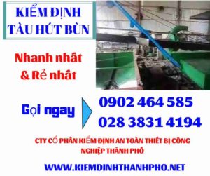 Hình ảnh kiểm định tàu hút bùn