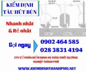 Hình ảnh kiểm định tàu hút bùn