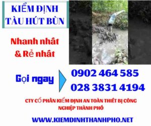 Hình ảnh kiểm định tàu hút bùn