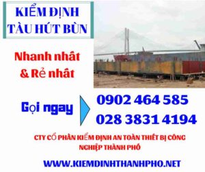 Hình ảnh kiểm định tàu hút bùn