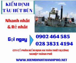 Hình ảnh kiểm định tàu hút bùn