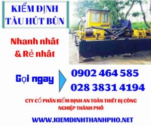 Hình ảnh kiểm định tàu hút bùn