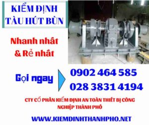 Hình ảnh kiểm định tàu hút bùn