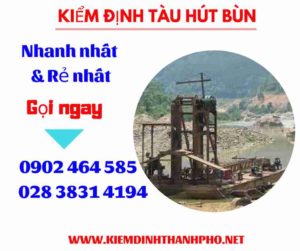 Hình ảnh kiểm định tàu hút bùn