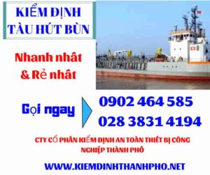 Hình ảnh kiểm định tàu hút bùn