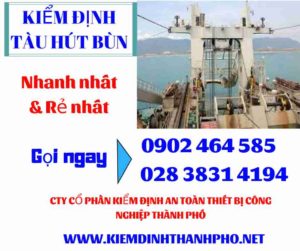 Hình ảnh kiểm định tàu hút bùn