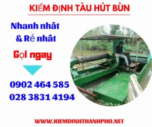 Hình ảnh kiểm định tàu hút bùn