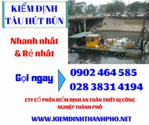 Hình ảnh kiểm định tàu hút bùn