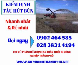 Hình ảnh kiểm định tàu hút bùn