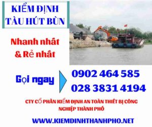 Hình ảnh kiểm định tàu hút bùn