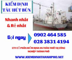 Hình ảnh kiểm định tàu hút bùn