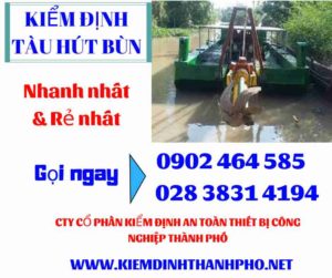 Hình ảnh kiểm định tàu hút bùn