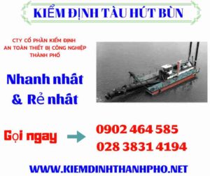 Hình ảnh kiểm định tàu hút bùn