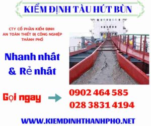 Hình ảnh kiểm định tàu hút bùn