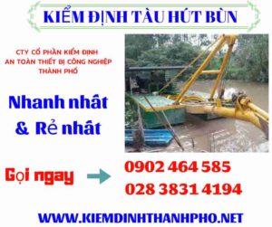 Hình ảnh kiểm định tàu hút bùn