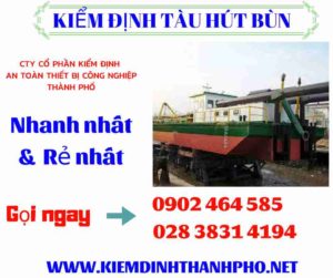 Hình ảnh kiểm định tàu hút bùn