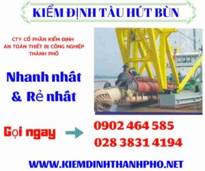 Hình ảnh kiểm định tàu hút bùn