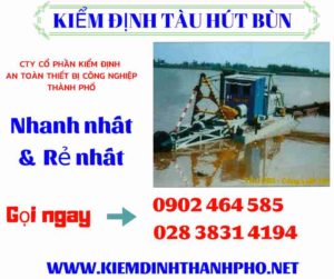 Hình ảnh kiểm định tàu hút bùn