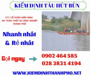 Hình ảnh kiểm định tàu hút bùn