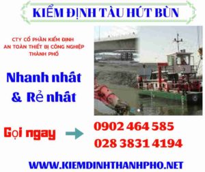 Hình ảnh kiểm định tàu hút bùn