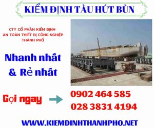 Hình ảnh kiểm định tàu hút bùn