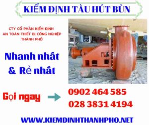 Hình ảnh kiểm định tàu hút bùn