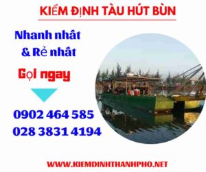 Hình ảnh kiểm định tàu hút bùn