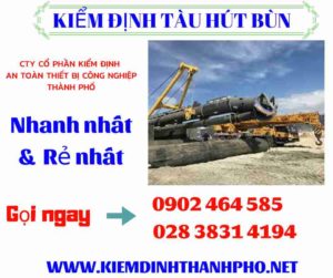 Hình ảnh kiểm định tàu hút bùn