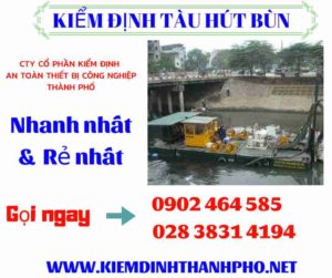 Hình ảnh kiểm định tàu hút bùn