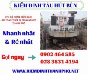 Hình ảnh kiểm định tàu hút bùn