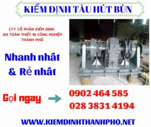 Hình ảnh kiểm định tàu hút bùn