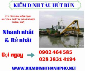 Hình ảnh kiểm định tàu hút bùn