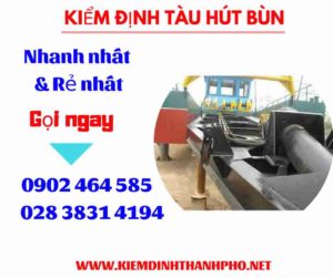 Hình ảnh kiểm định tàu hút bùn