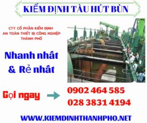 Hình ảnh kiểm định tàu hút bùn